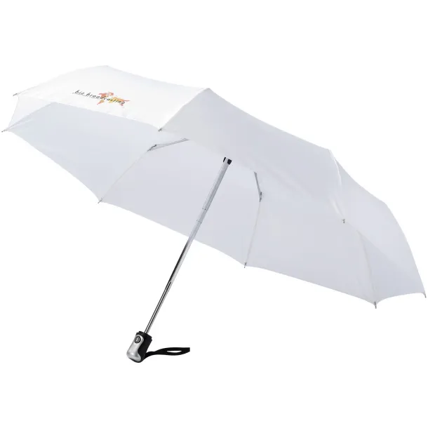 Alex 21.5" foldable auto open/close umbrella White