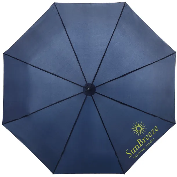 Ida 21.5" foldable umbrella Navy Blue