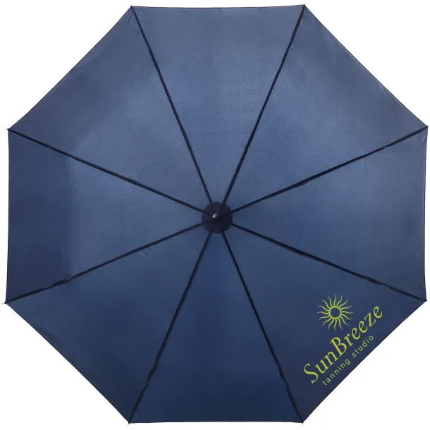 Ida 21.5" foldable umbrella Navy Blue