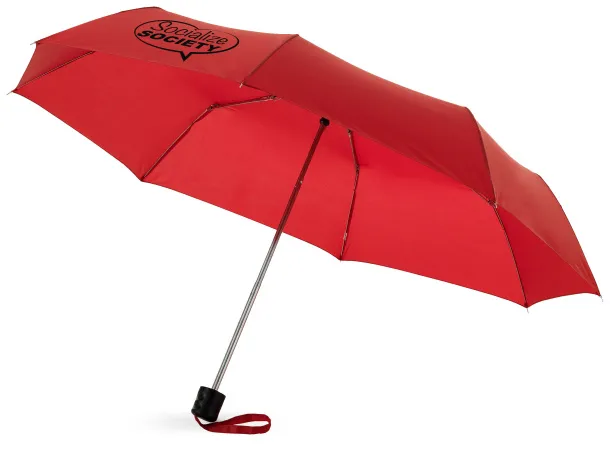 Ida 21.5" foldable umbrella Red