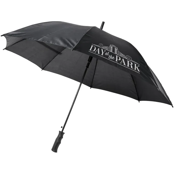 Bella 23" auto open windproof umbrella Solid black