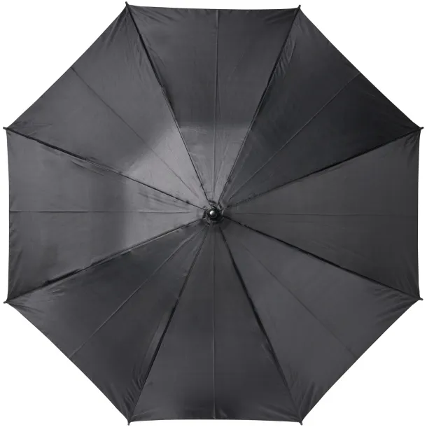 Bella 23" auto open windproof umbrella Solid black