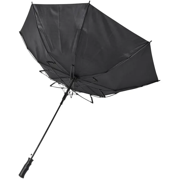 Bella 23" auto open windproof umbrella Solid black