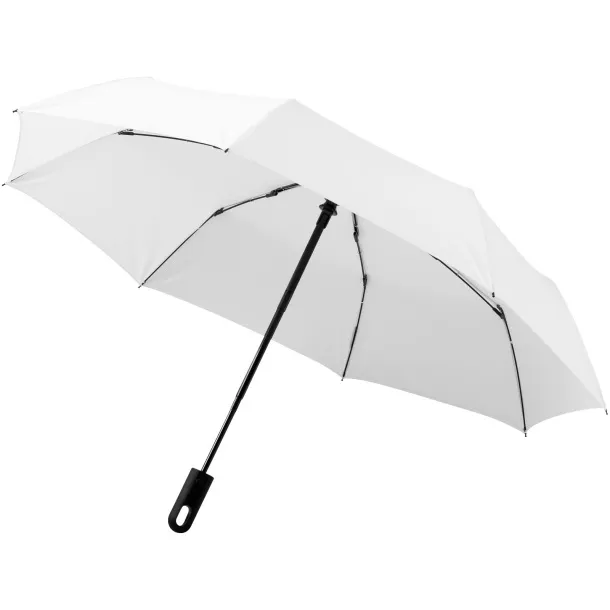 Trav 21.5" foldable auto open/close umbrella - Marksman White