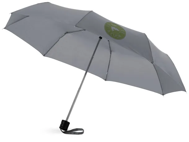 Ida 21.5" foldable umbrella Grey