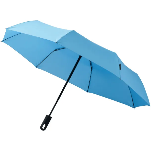 Trav 21.5" foldable auto open/close umbrella - Marksman Aqua