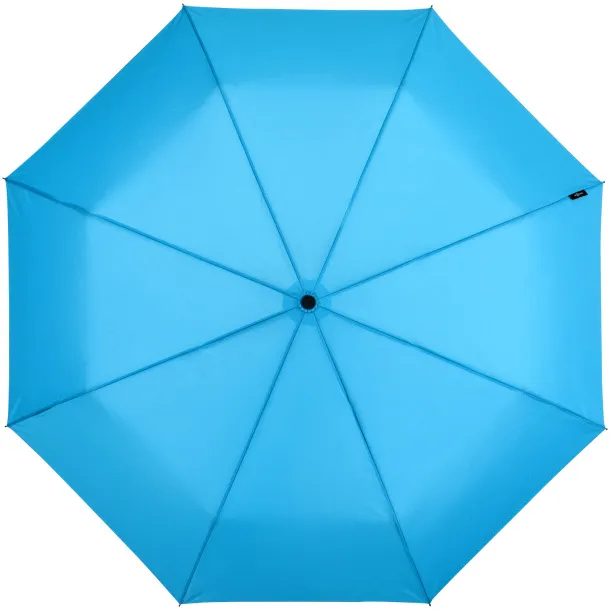 Trav 21.5" foldable auto open/close umbrella - Marksman Aqua