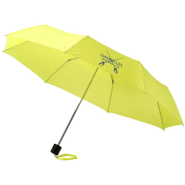 Ida 21.5" foldable umbrella Neon green