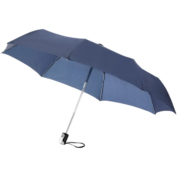 Alex 21.5" foldable auto open/close umbrella Navy Blue