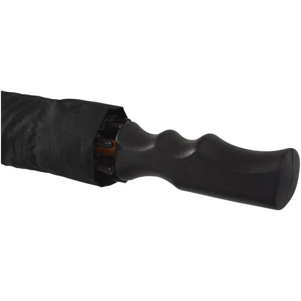 Stark 23" windproof auto open umbrella Orange Solid black