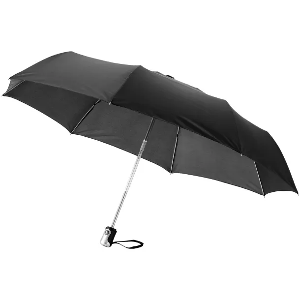 Alex 21.5" foldable auto open/close umbrella Solid black