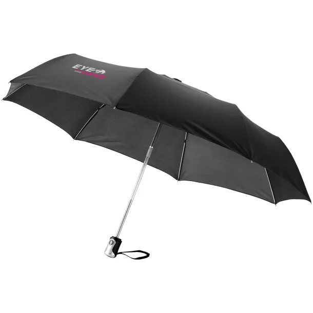 Alex 21.5" foldable auto open/close umbrella Solid black