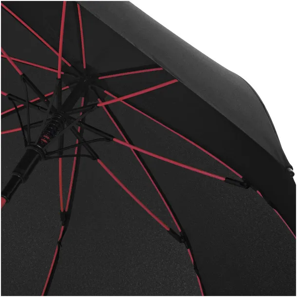 Stark 23" windproof auto open umbrella Red Solid black