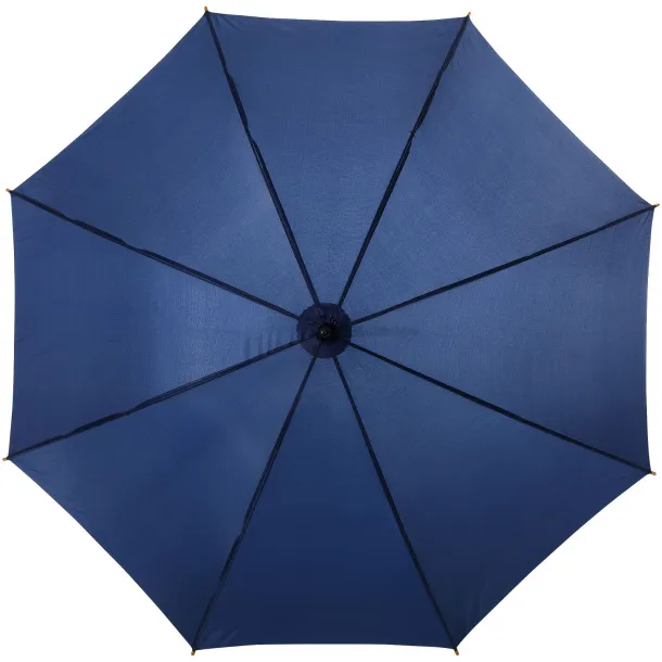 Jova 23" umbrella with wooden shaft and handle Navy Blue