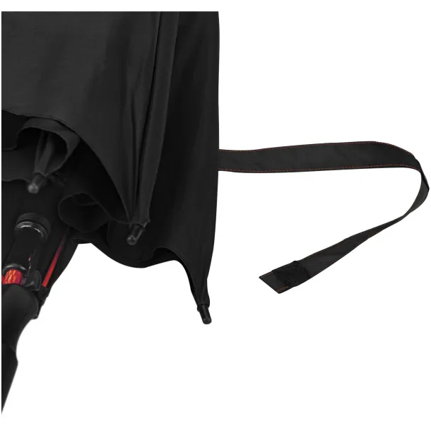 Stark 23" windproof auto open umbrella Red Solid black