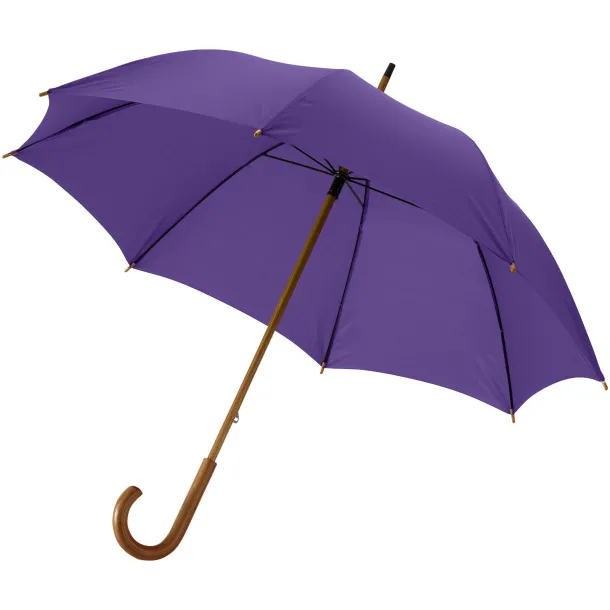 Jova 23" umbrella with wooden shaft and handle Lavender