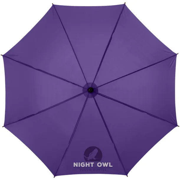 Jova 23" umbrella with wooden shaft and handle Lavender