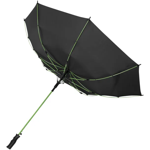 Stark 23" windproof auto open umbrella Lime Solid black