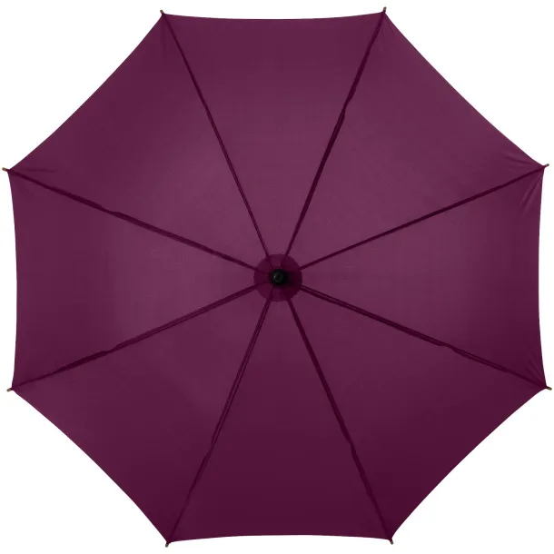 Jova 23" umbrella with wooden shaft and handle Burgundy