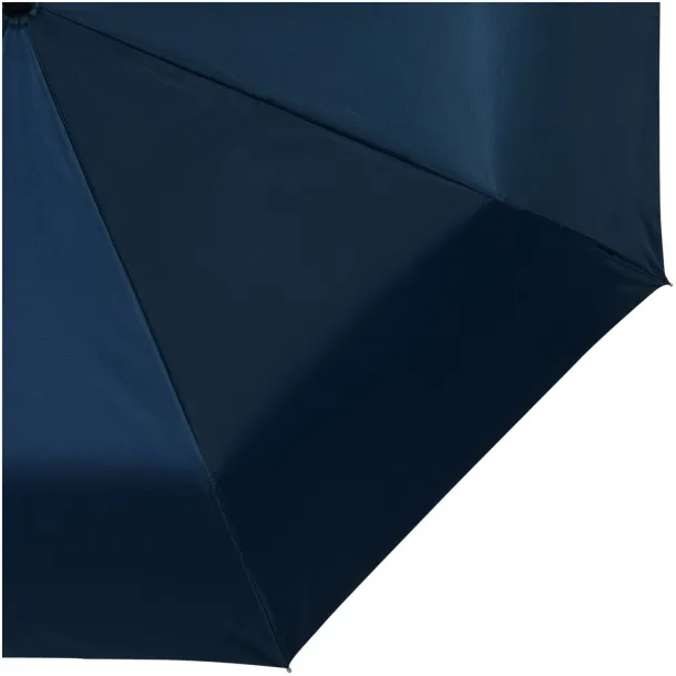 Alex 21.5" foldable auto open/close umbrella Navy Blue Silver