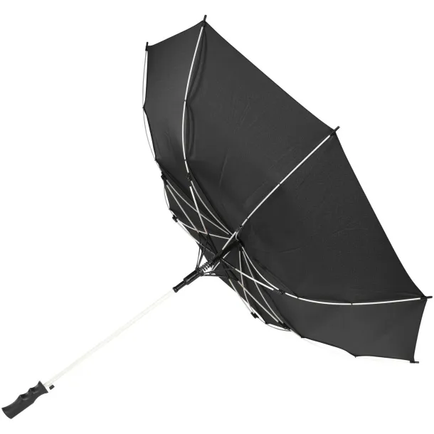 Stark 23" windproof auto open umbrella - Unbranded White Solid black