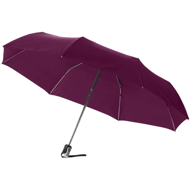 Alex 21.5" foldable auto open/close umbrella Burgundy