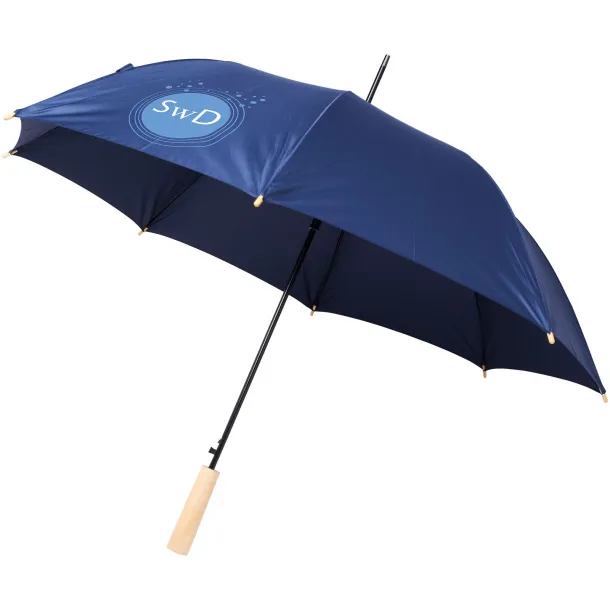 Alina 23" auto open recycled PET umbrella Navy Blue