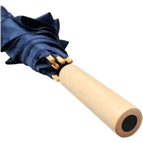 Alina 23" auto open recycled PET umbrella Navy Blue