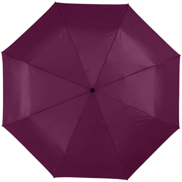 Alex 21.5" foldable auto open/close umbrella Burgundy