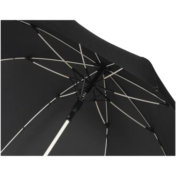 Stark 23" windproof auto open umbrella - Unbranded White Solid black