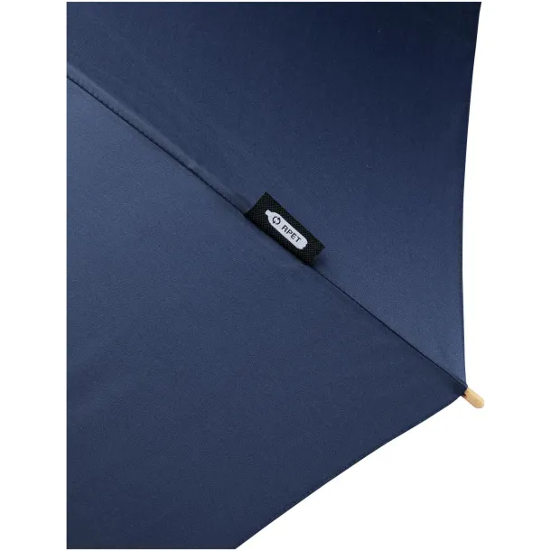 Alina 23" auto open recycled PET umbrella Navy Blue