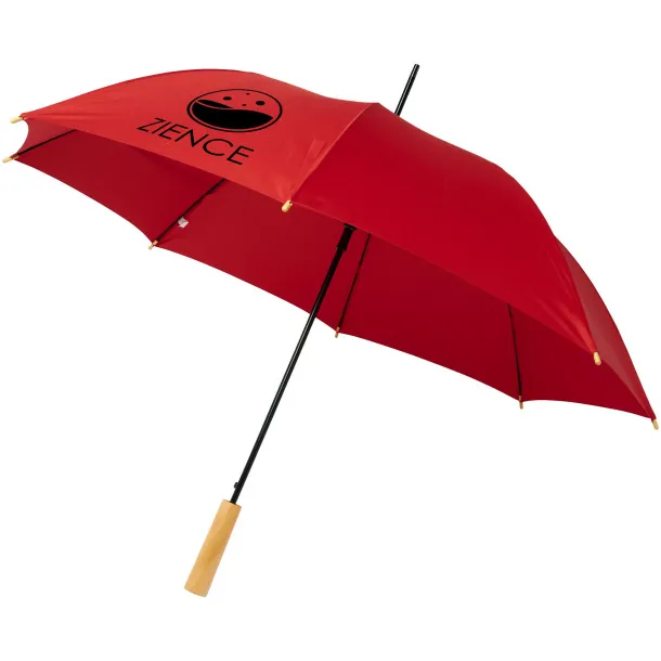 Alina 23" auto open recycled PET umbrella Red