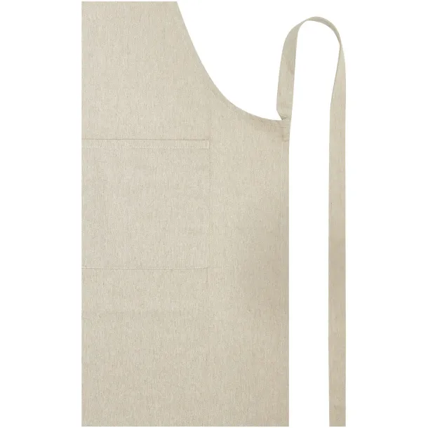 Shara 240 g/m2 Aware™ recycled apron - Unbranded Oatmeal