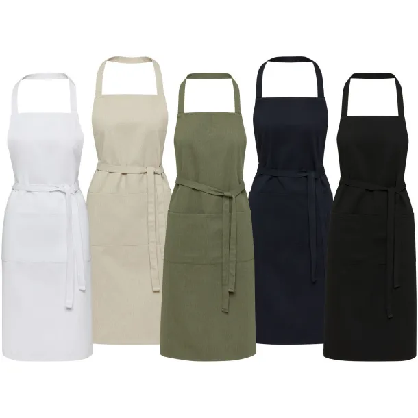 Shara 240 g/m2 Aware™ recycled apron - Unbranded Oatmeal