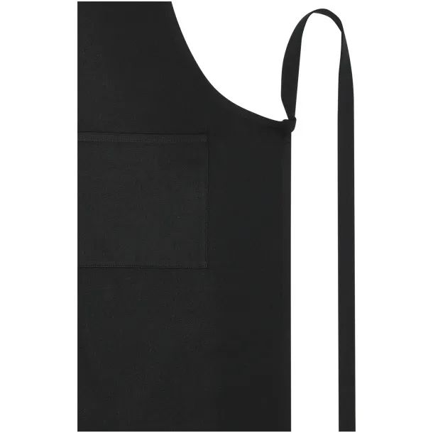 Shara 240 g/m2 Aware™ recycled apron - Unbranded Solid black