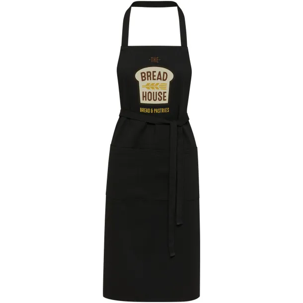 Shara 240 g/m2 Aware™ recycled apron Solid black