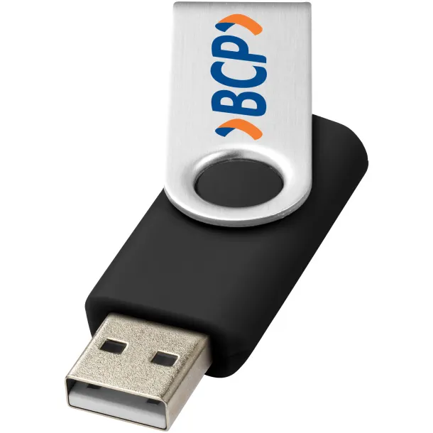 Rotate-basic 2GB USB stick Solid black Srebrna