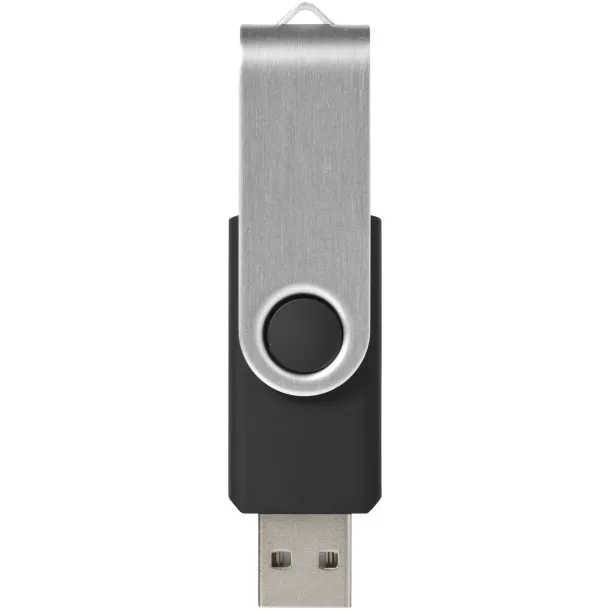 Rotate-basic 2GB USB flash drive Solid black Silver