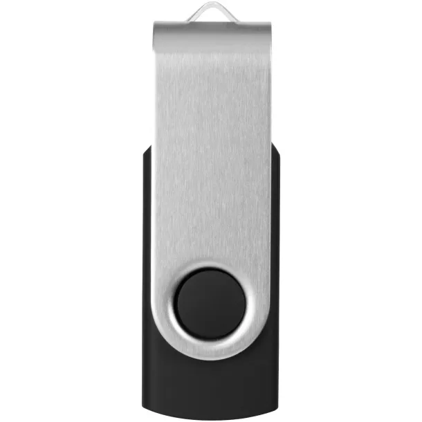 Rotate-basic 2GB USB flash drive Solid black Silver