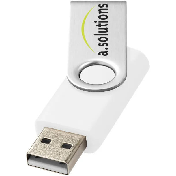 Rotate-basic 2GB USB flash drive - Unbranded White Silver