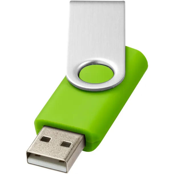 Rotate-basic 2GB USB flash drive Lime Silver