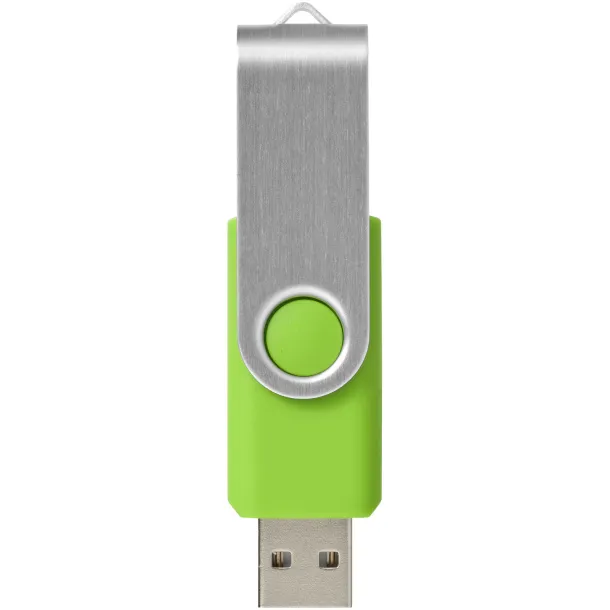 Rotate-basic 2GB USB flash drive Lime Silver