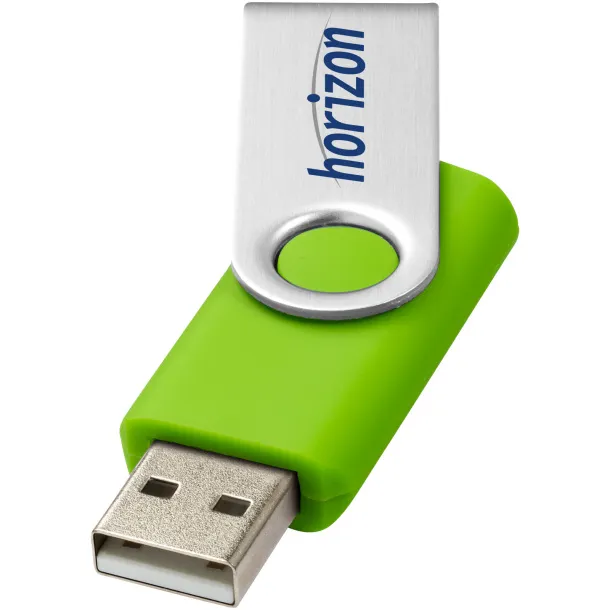 Rotate-basic 2GB USB flash drive Lime Silver