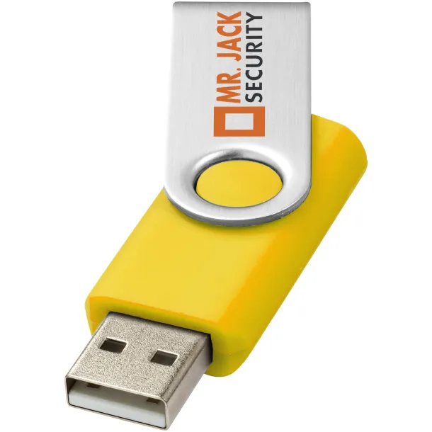 Rotate-basic 2GB USB flash drive - Unbranded Yellow