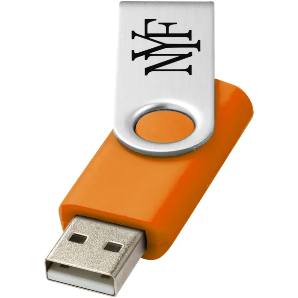 Rotate-basic 2GB USB flash drive Orange Silver