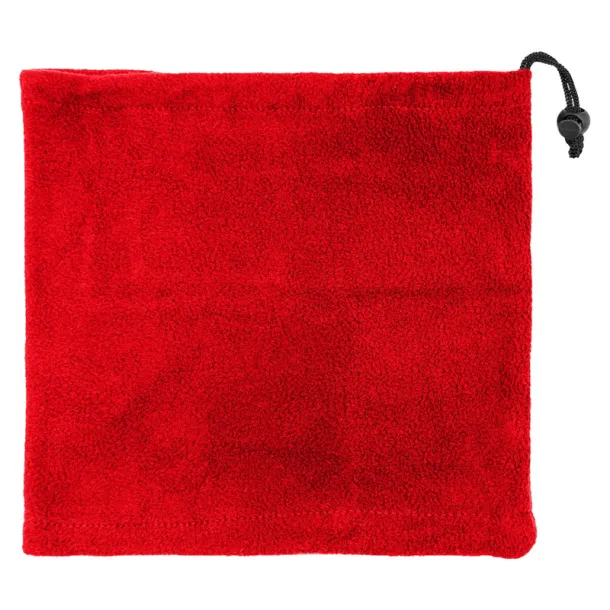  Neck warmer and hat, 2 in 1 Crvena