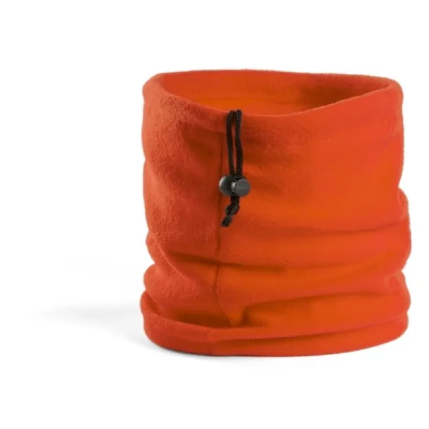  Neck warmer and hat, 2 in 1 orange