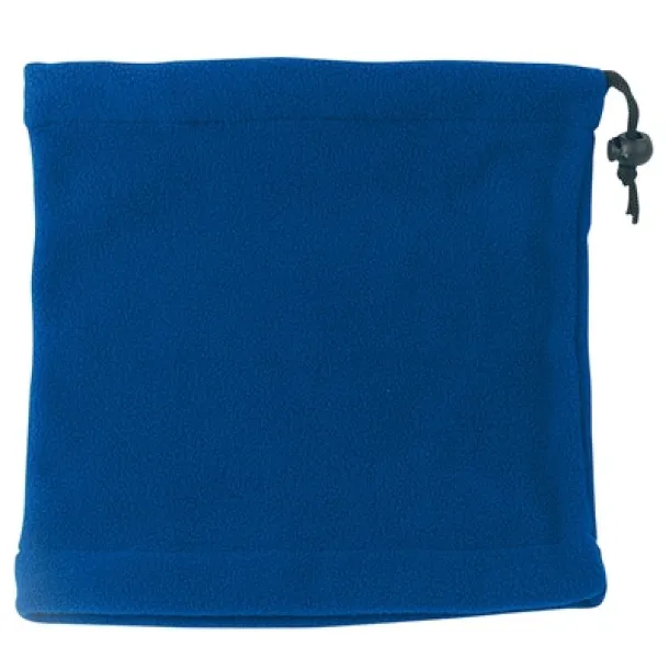  Neck warmer and hat, 2 in 1 blue