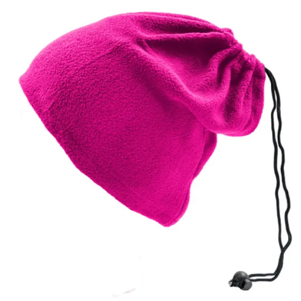  Neck warmer and hat, 2 in 1 pink