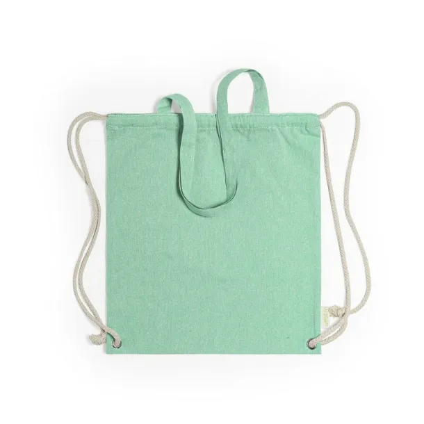  Recycled cotton bag 2 in 1, drawstring bag and shopping bag 45533C